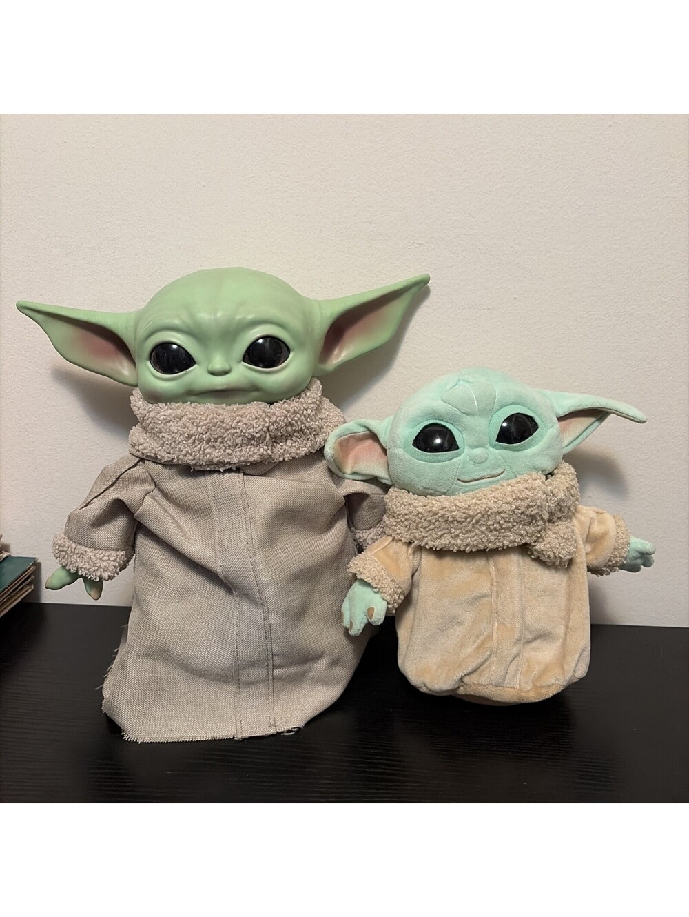 Bundle-Star Wars Mandalorian The Child Grogu Baby Yoda One-12" and One 8” Plush